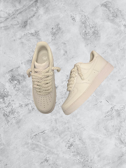 Air Force 1 | Rope Lace Weiß
