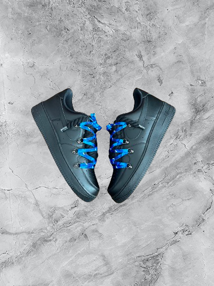 Air Force 1 | OW Camo Blau x Rope Schwarz