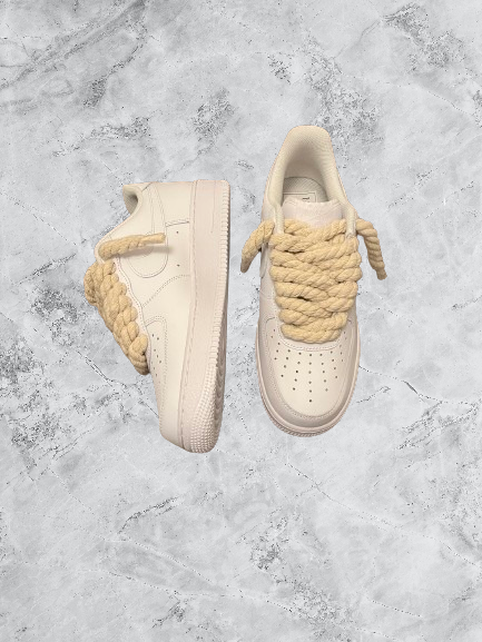 Air Force 1 | Rope Laces Beige