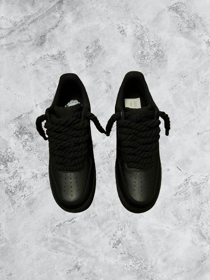 Black air force 1 laces online