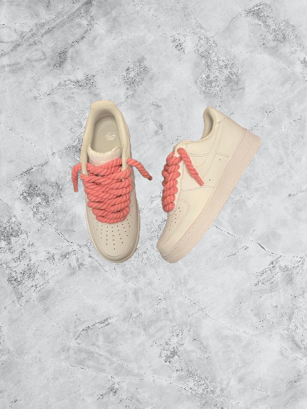 Air Force 1 | Rope Lace Pink