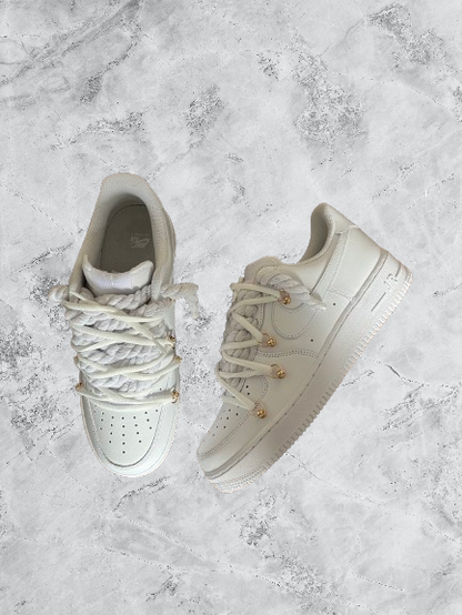 Air Force 1 | OW x Rope Weiß