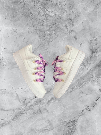 Air Force 1 | OW Camo Lila x Rope Weiß